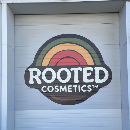 Rooted Cosmetics Shutter Door